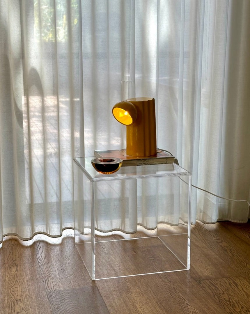 Yellow Ceramic Lamp
