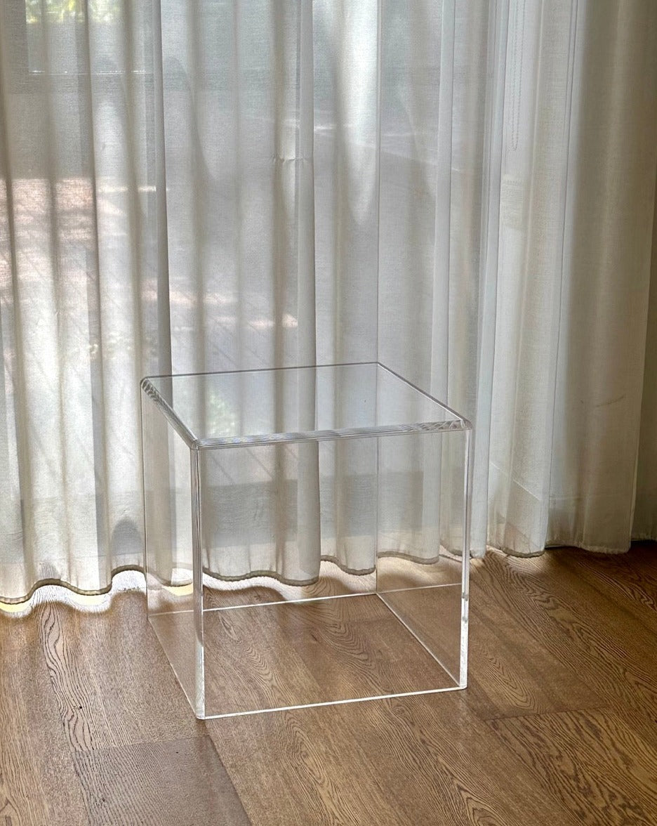 Acrylic Cube Side Tables