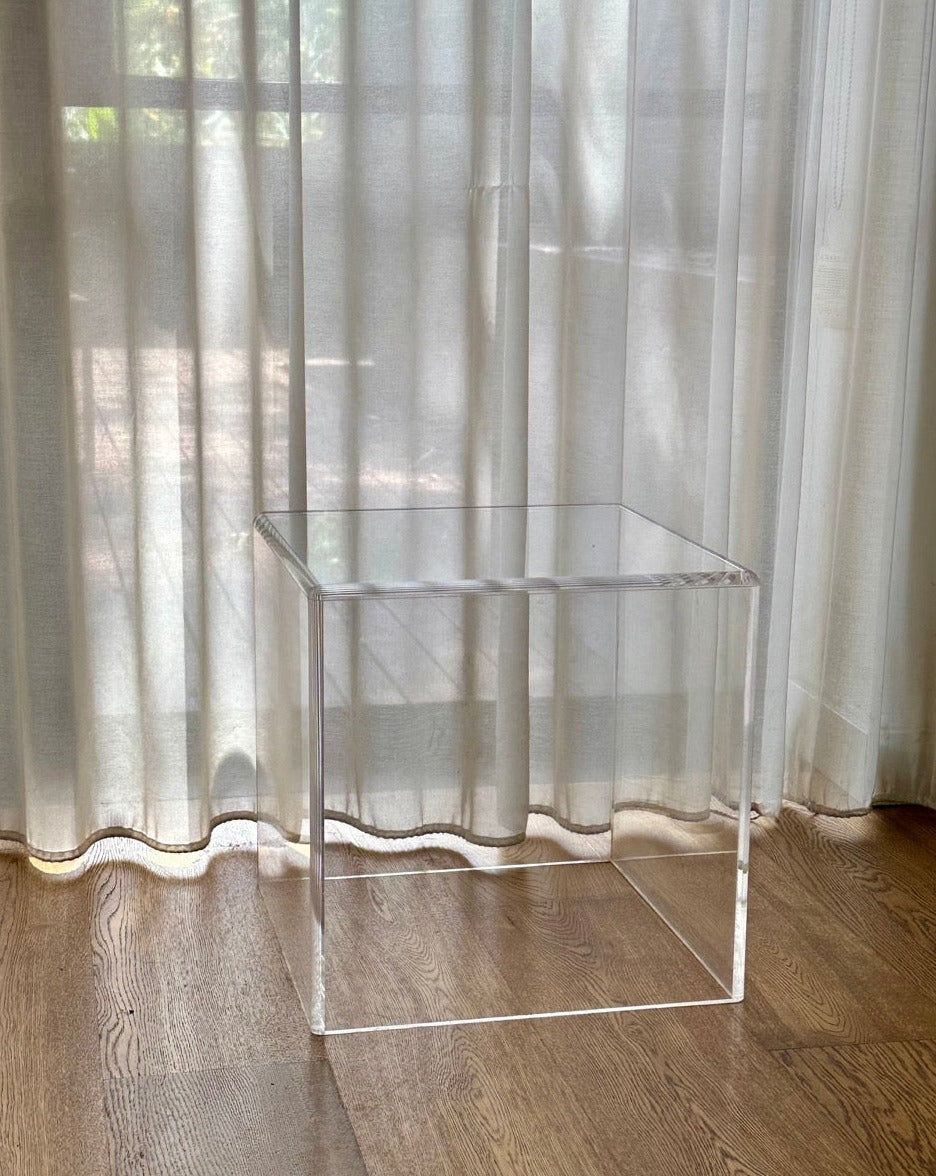 Acrylic Cube Side Tables