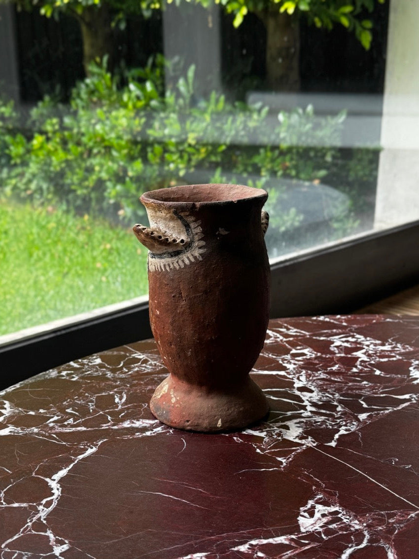 Two Figural Chambri Pottery Vases