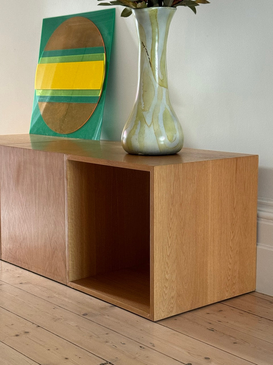 Oak Shelving Unit