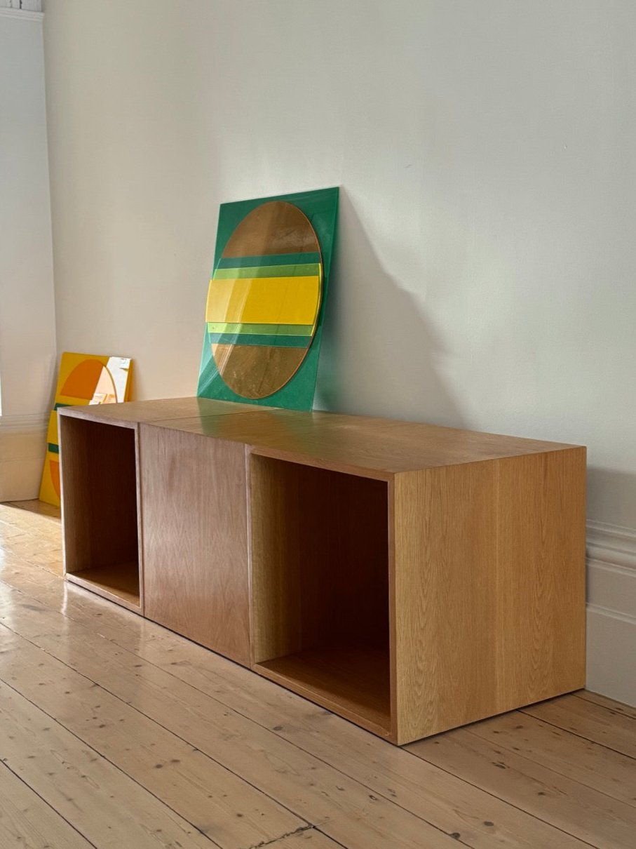 Oak Shelving Unit