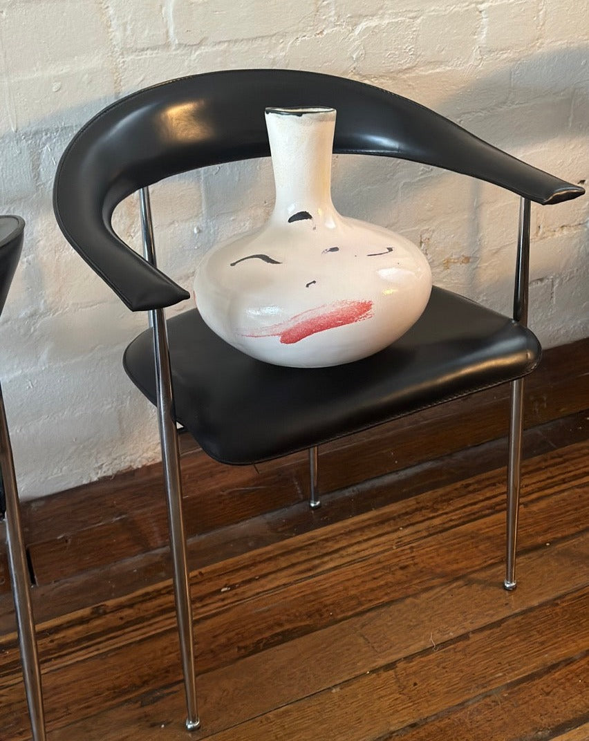 A Large Ceramic Vase by Jill Symes