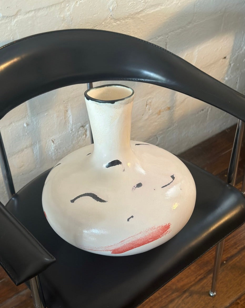 A Large Ceramic Vase by Jill Symes