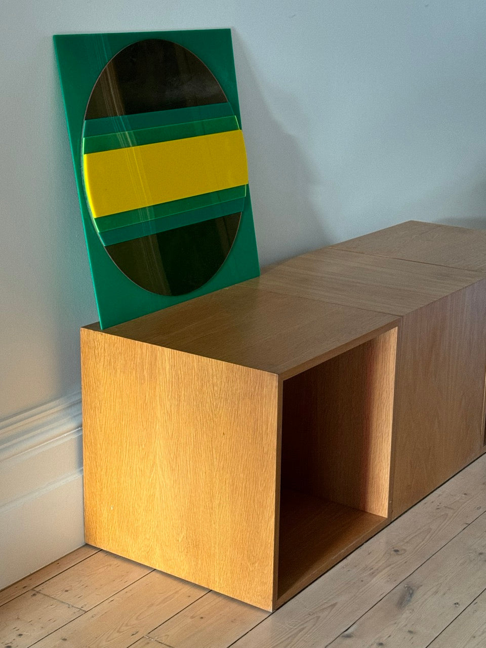 Oak Shelving Unit