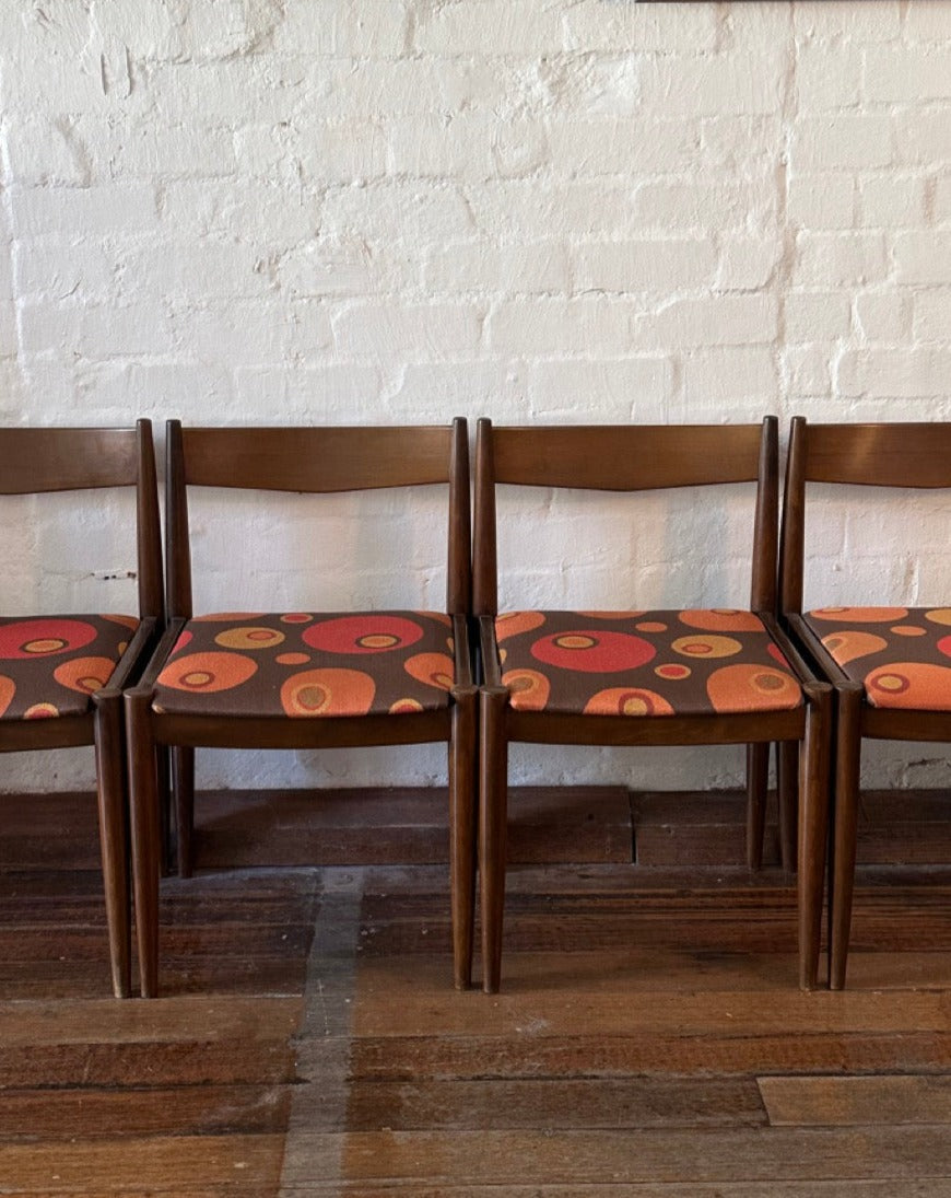 6 Vintage Danish Dining Chairs