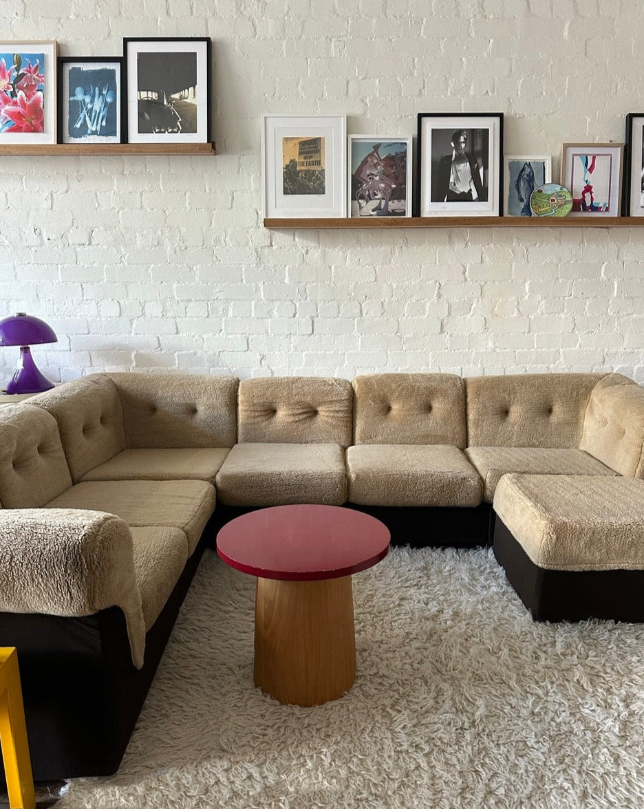 1970s Swag Seven Piece Modular Lounge