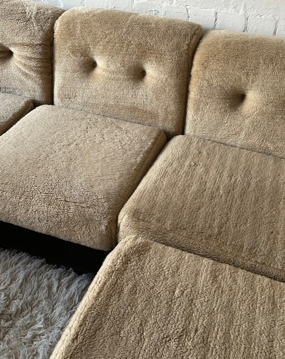 1970s Swag Seven Piece Modular Lounge