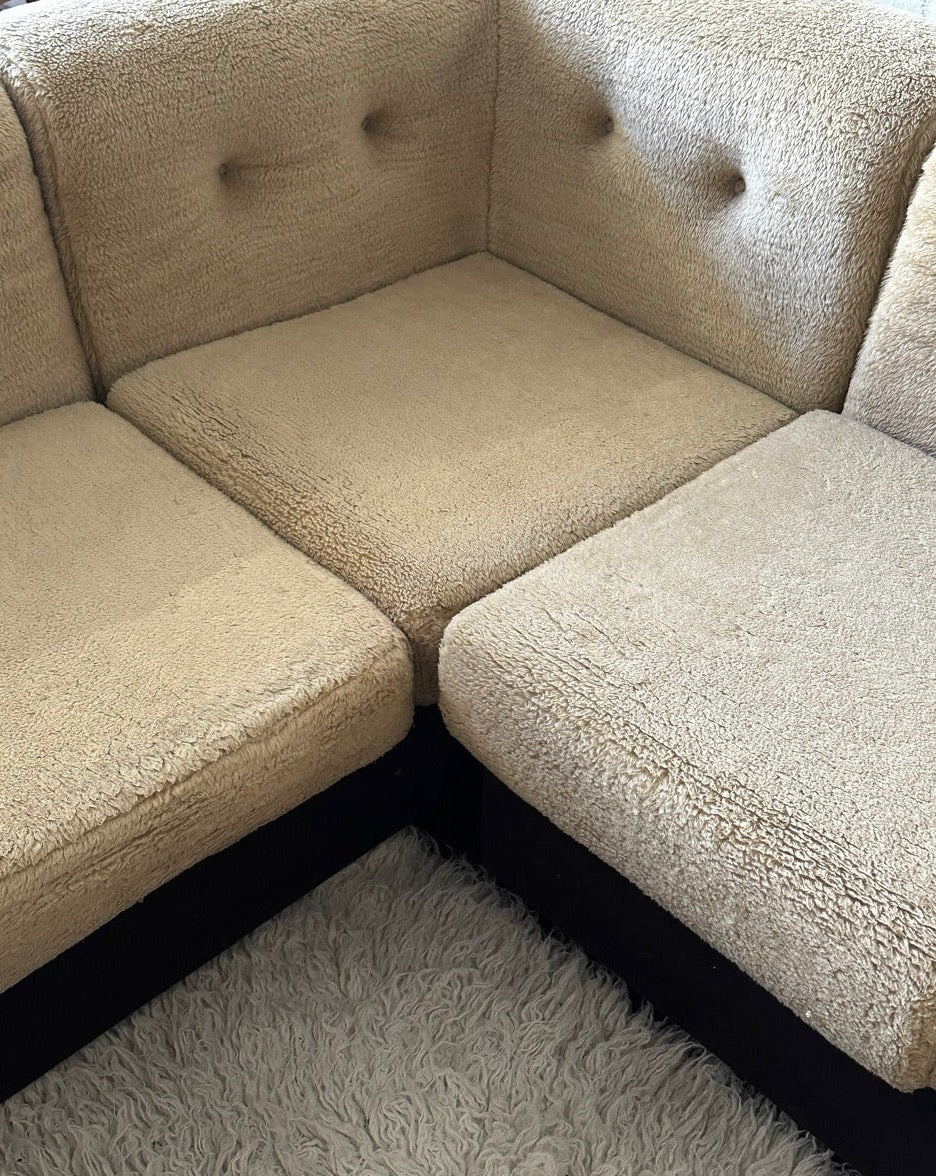 1970s Swag Seven Piece Modular Lounge