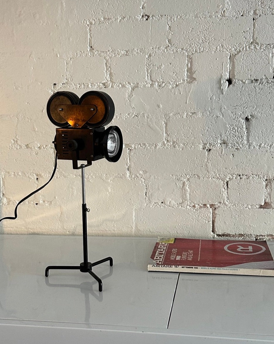 Vintage Film Camera Lamp