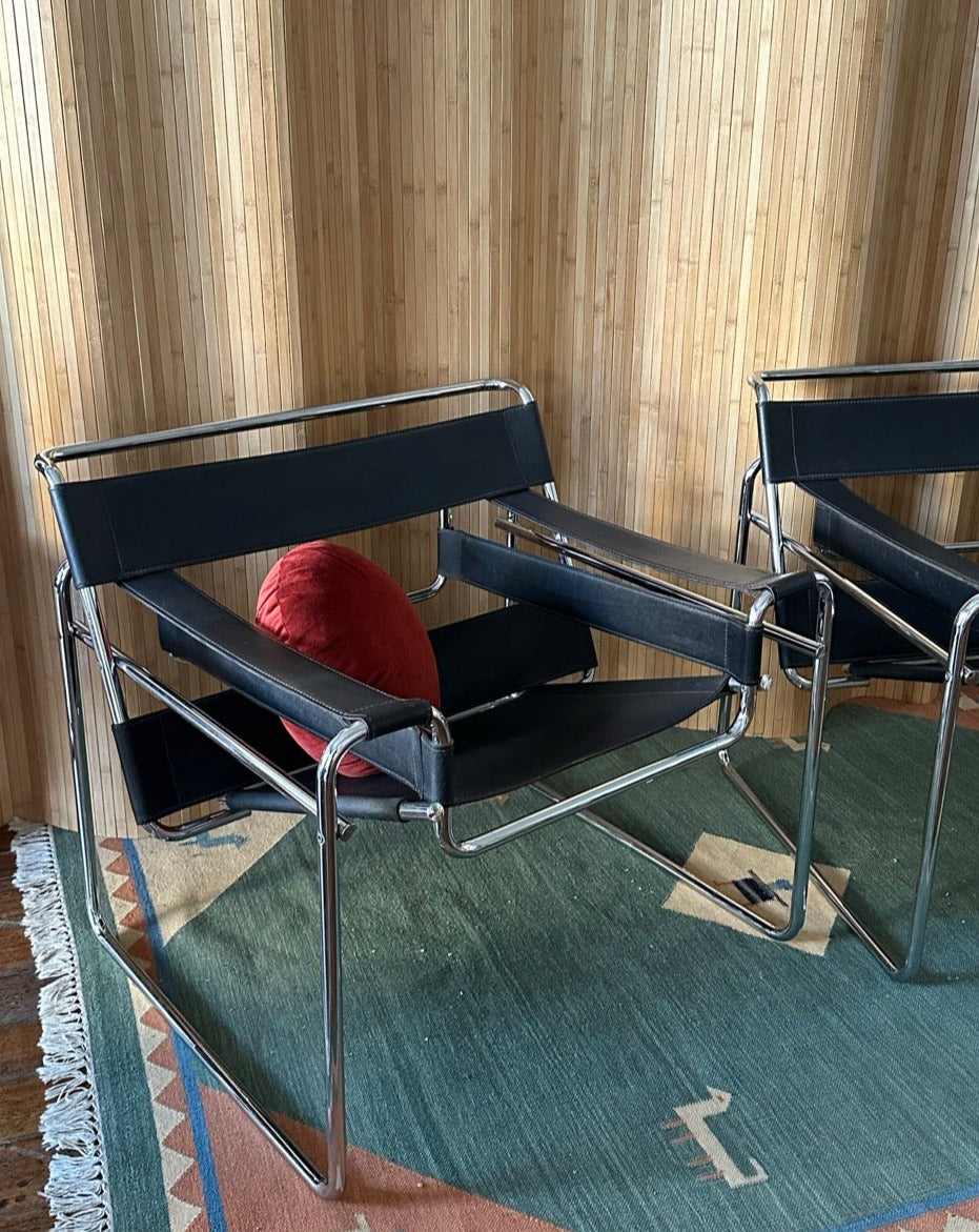 Vintage Italian Armchairs in the style of 'Wassily'