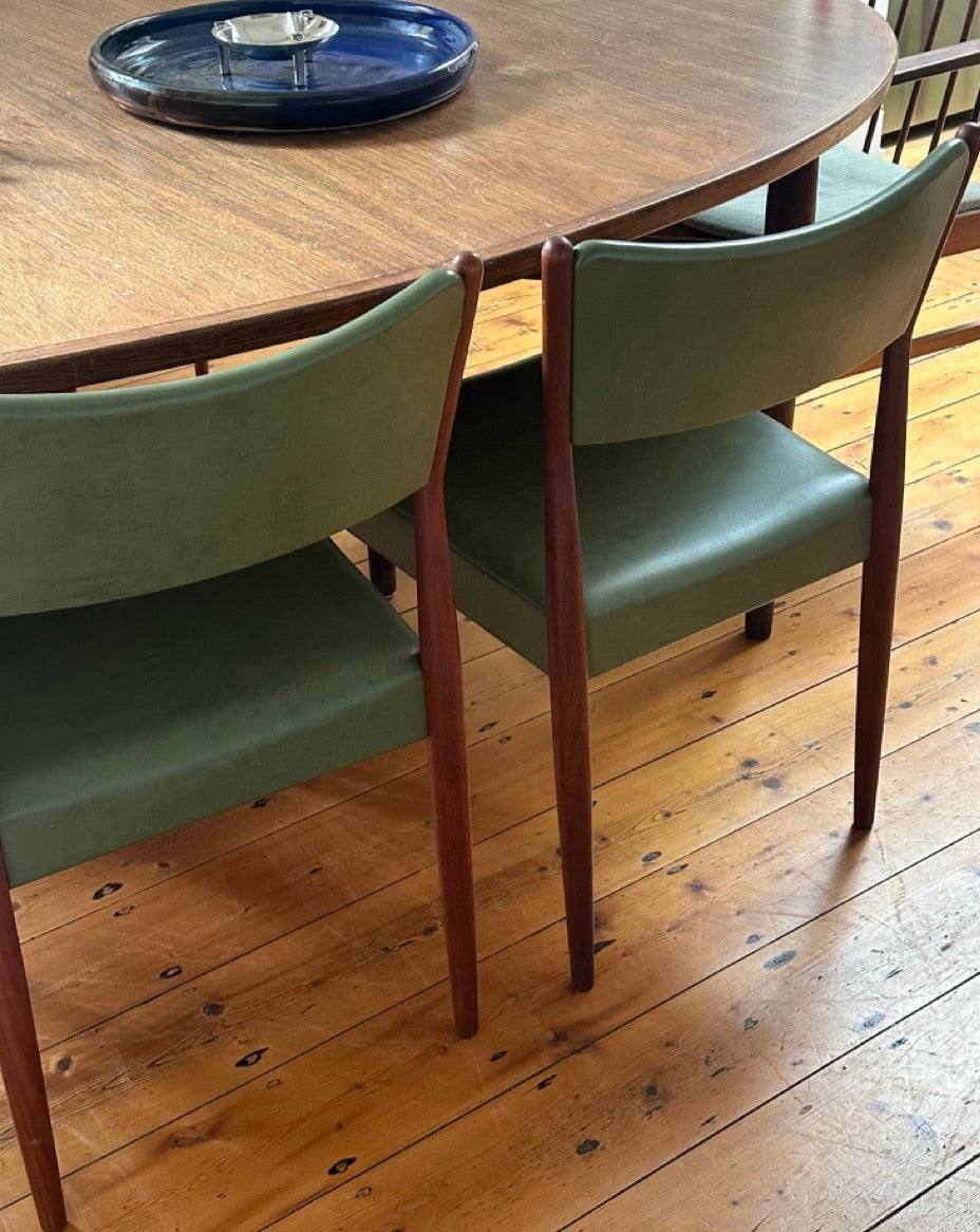 Four Mid Century Dining Chairs