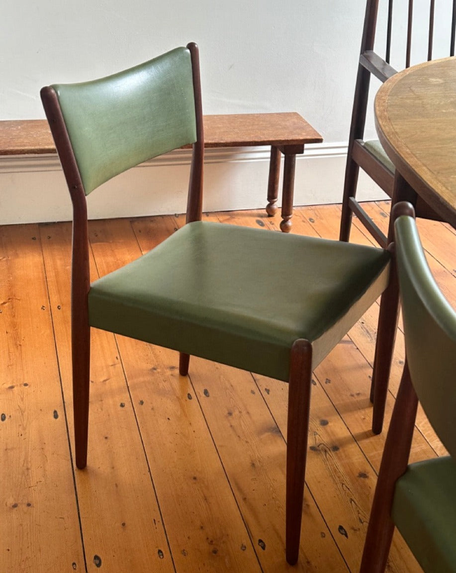 Four Mid Century Dining Chairs