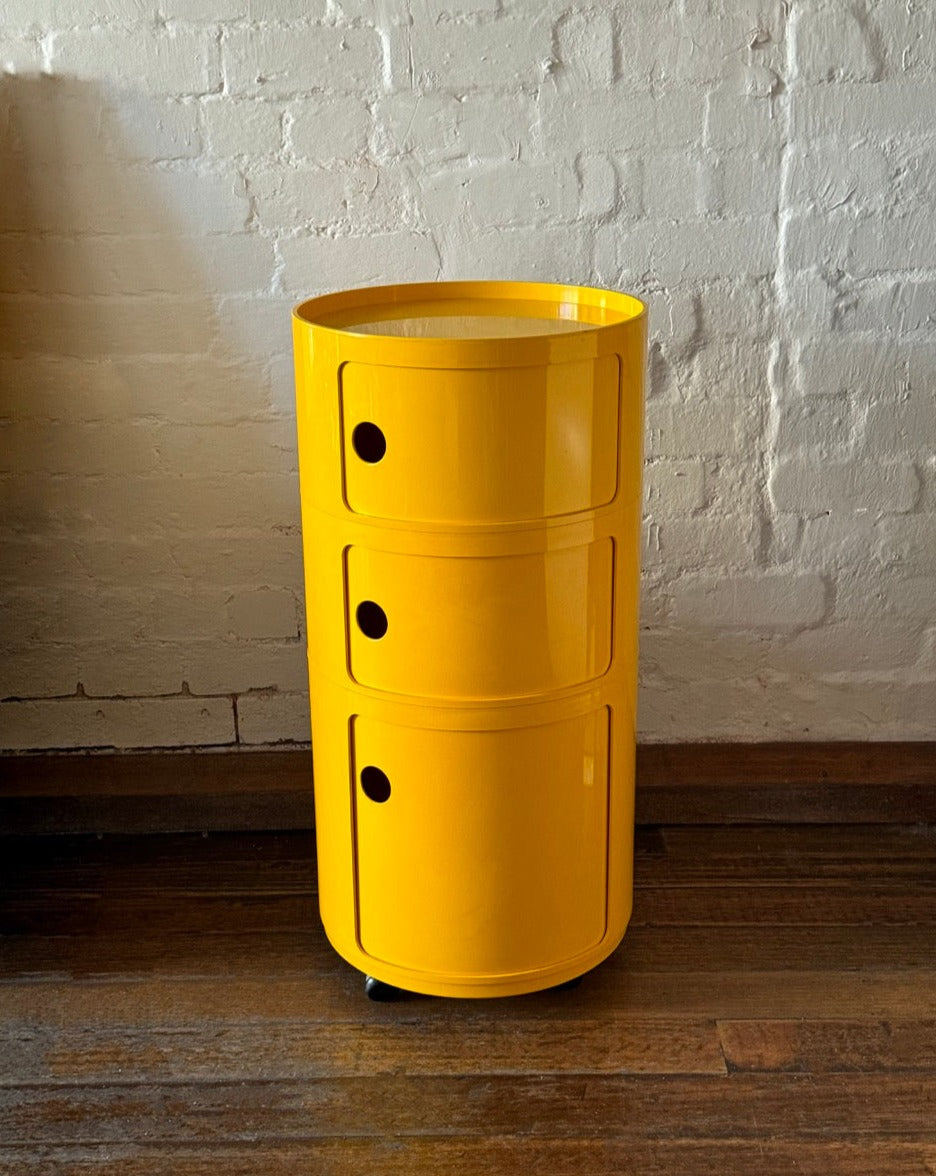 Kartell Componibili Unit in Yellow