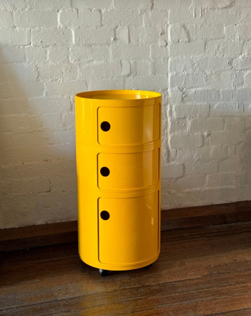 Kartell Componibili Unit in Yellow