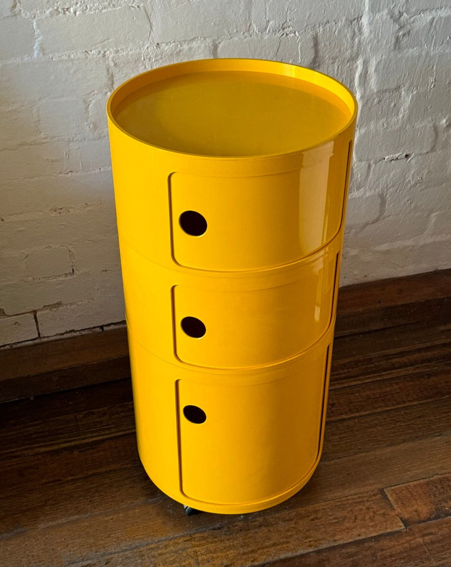 Kartell Componibili Unit in Yellow