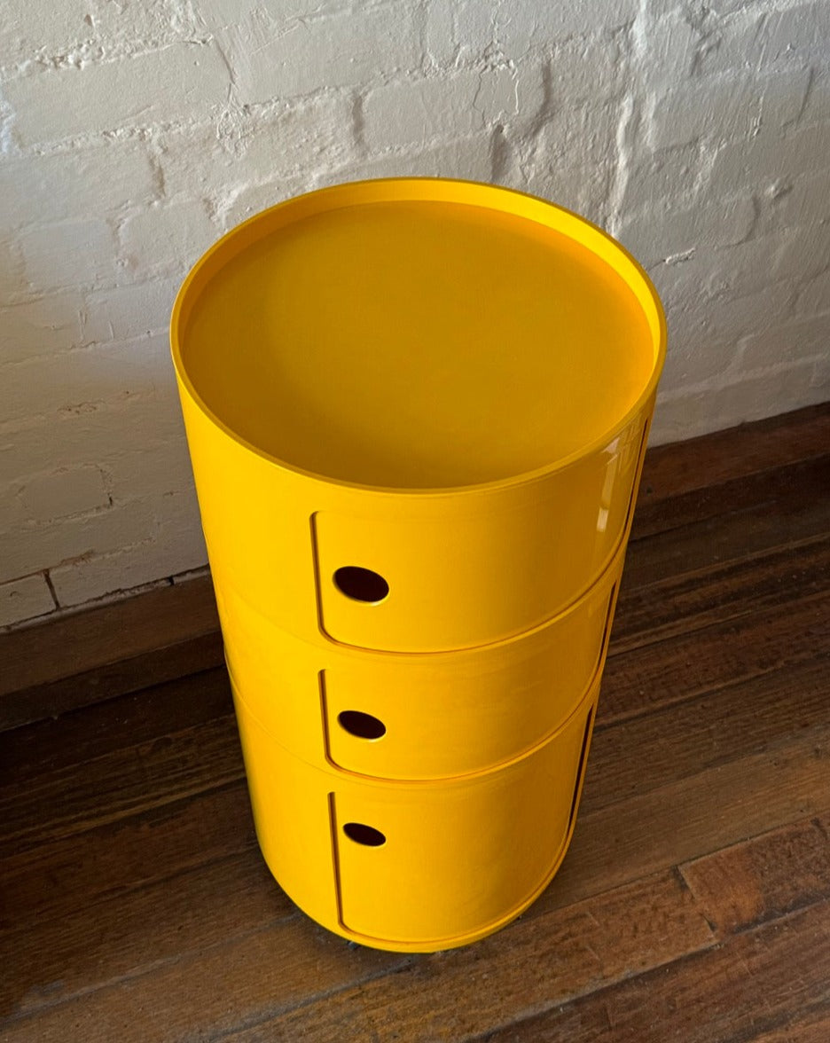 Kartell Componibili Unit in Yellow