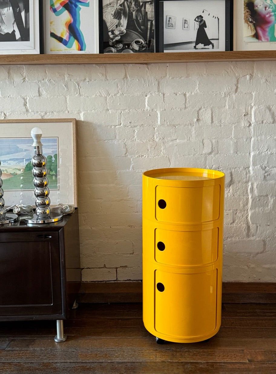 Kartell Componibili Unit in Yellow