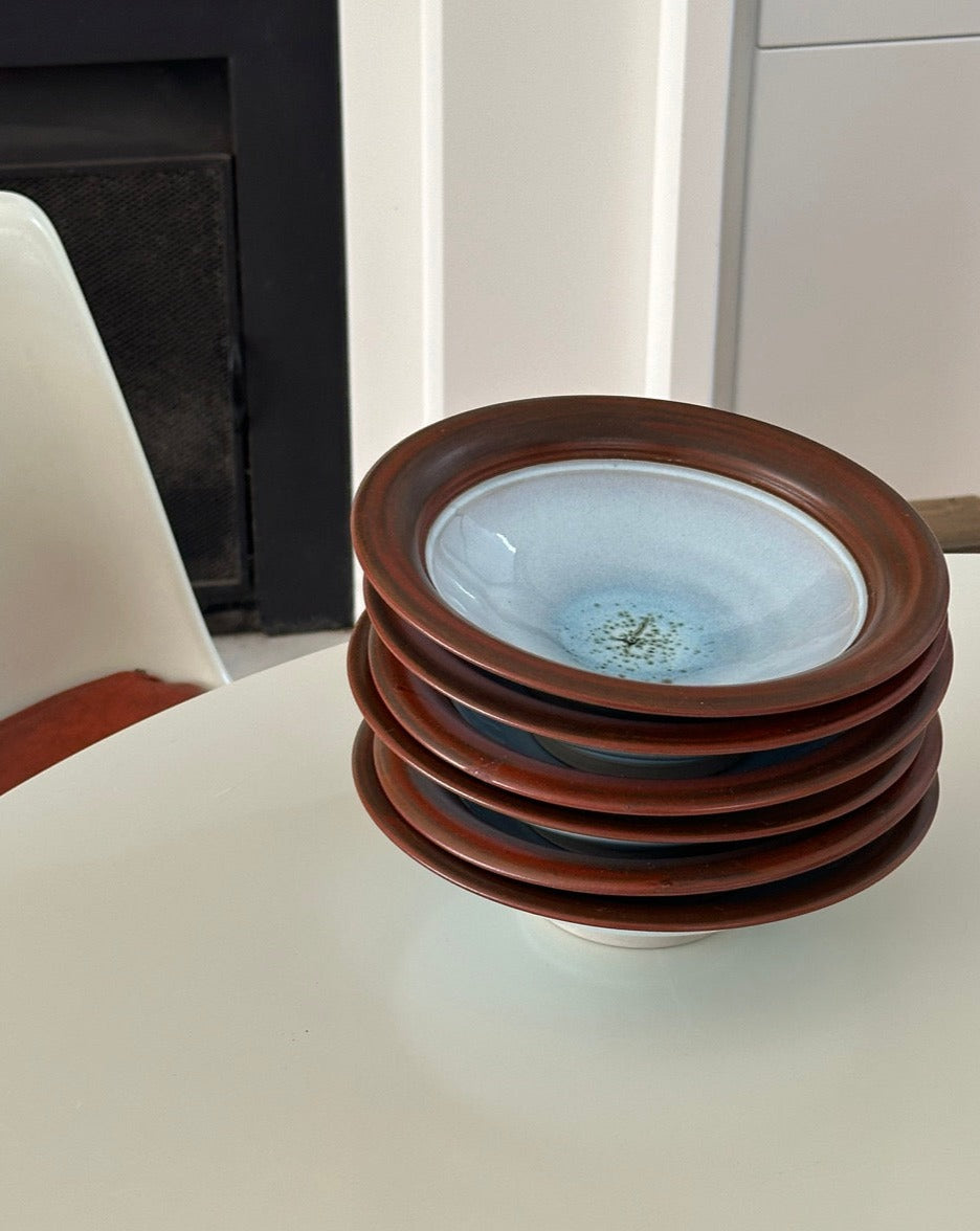 6 Arnaud Barraud Stoneware Bowls