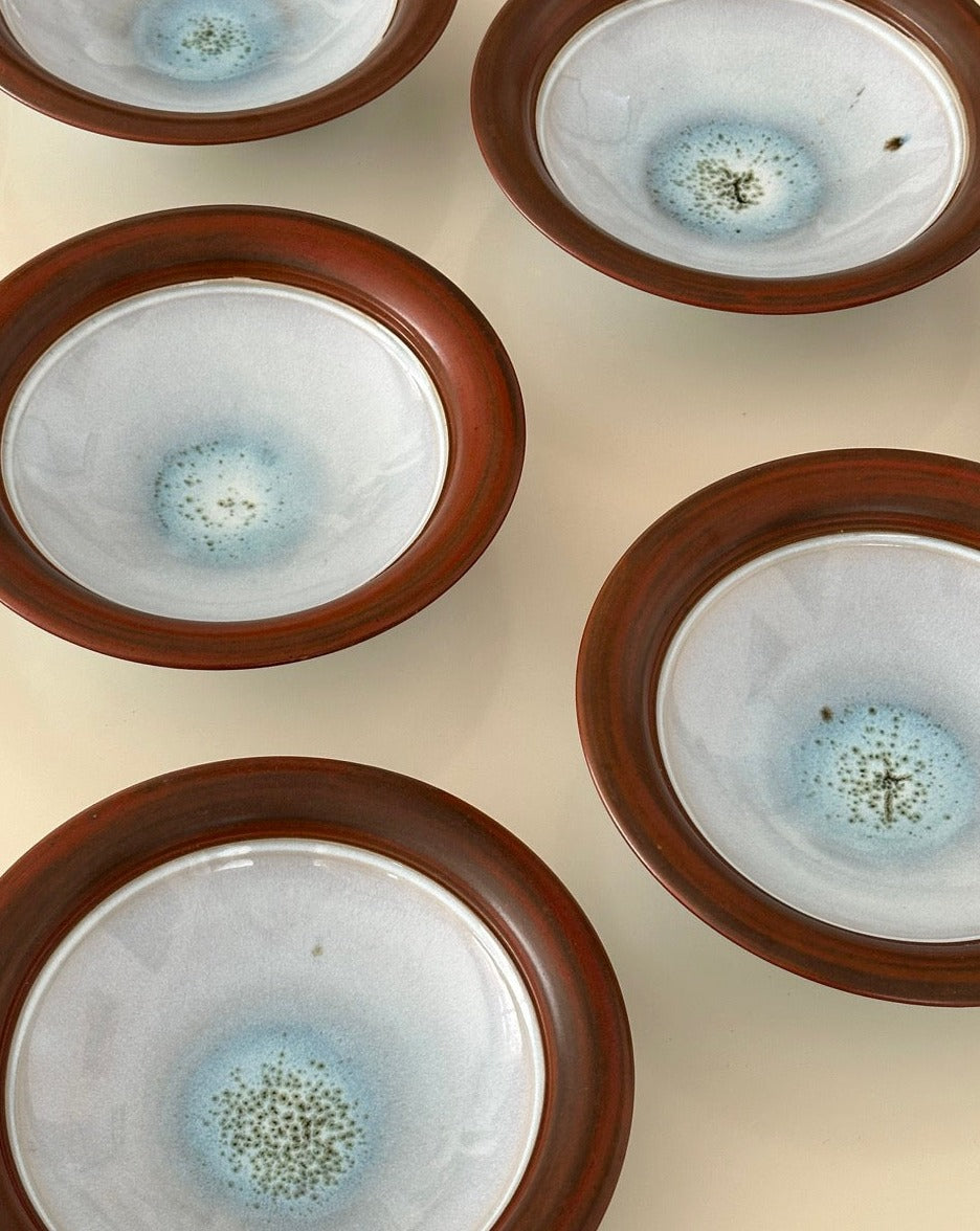 6 Arnaud Barraud Stoneware Bowls