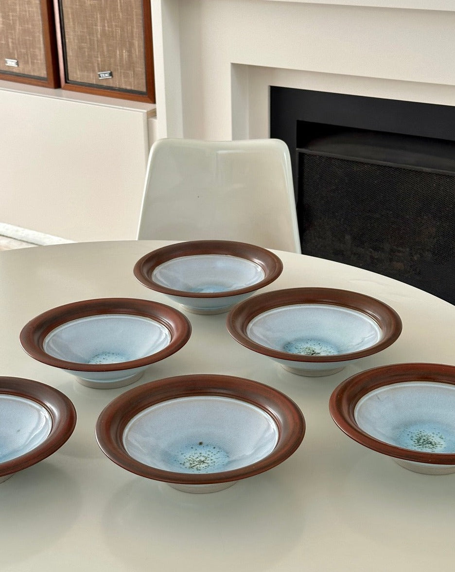 6 Arnaud Barraud Stoneware Bowls