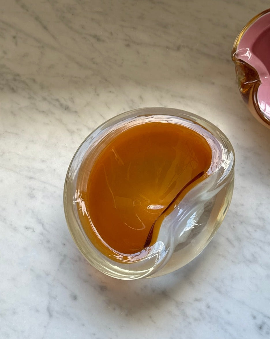 Murano Glass Cased Opalescent Bowl