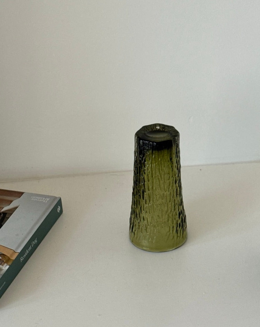 Whitefriars Art Glass Vase in Sage