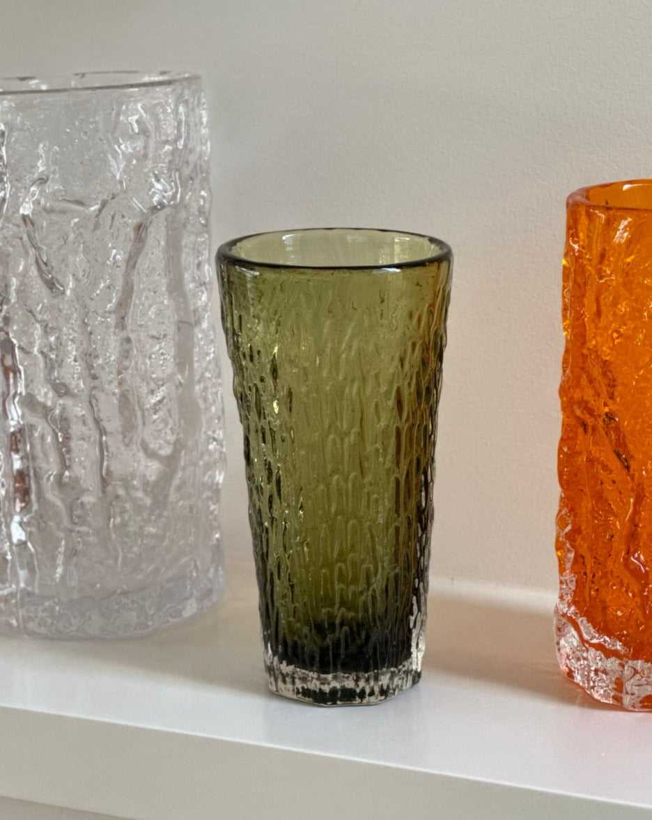 Whitefriars Art Glass Vase in Sage