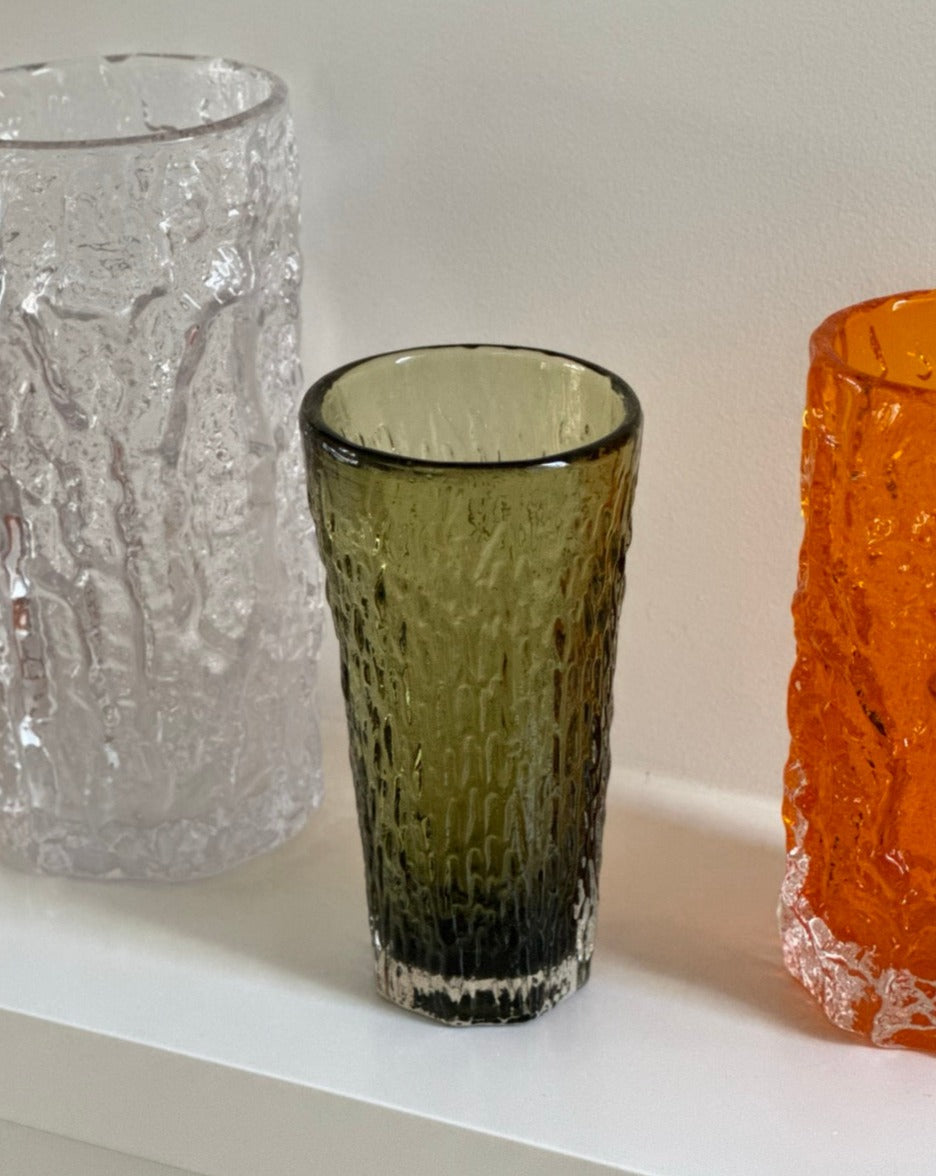 Whitefriars Art Glass Vase in Sage