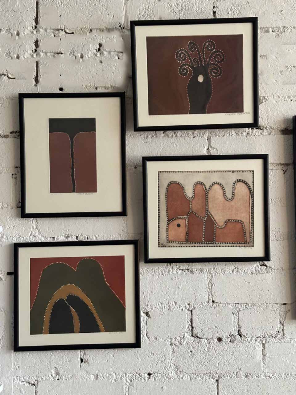 Four Etchings from the Warmun Art Centre