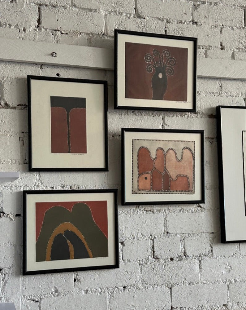 Four Etchings from the Warmun Art Centre