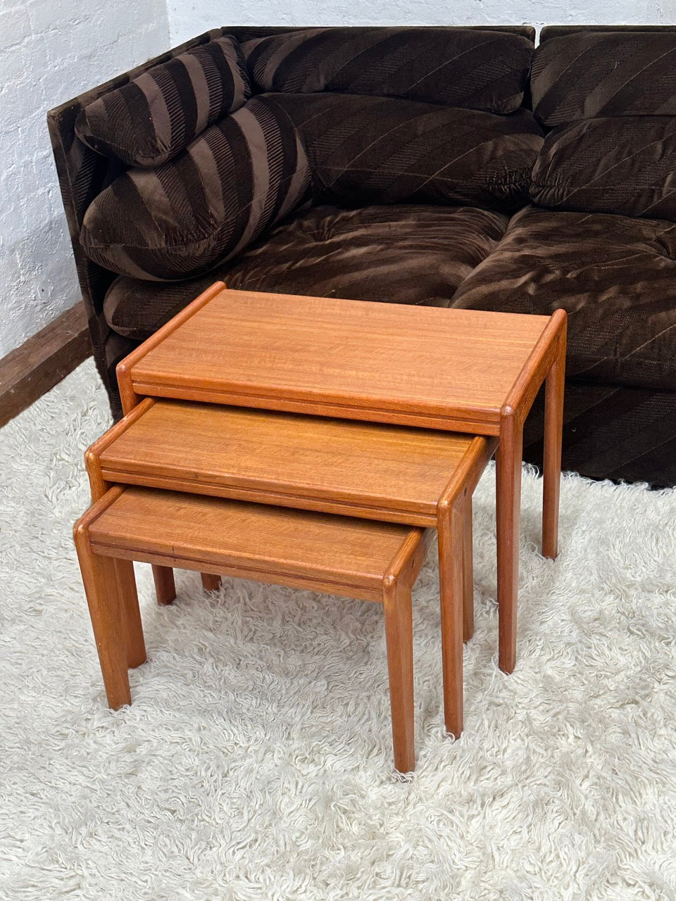 Teak Nesting Side Tables
