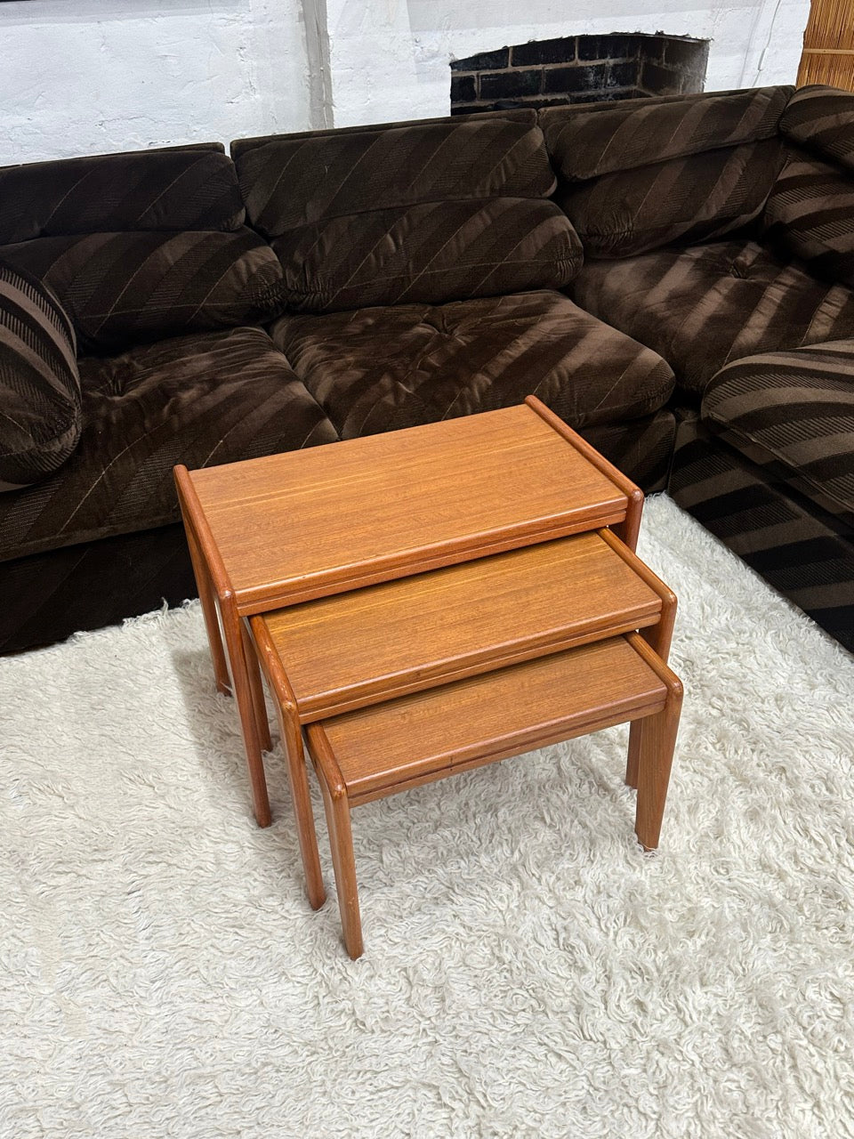 Teak Nesting Side Tables