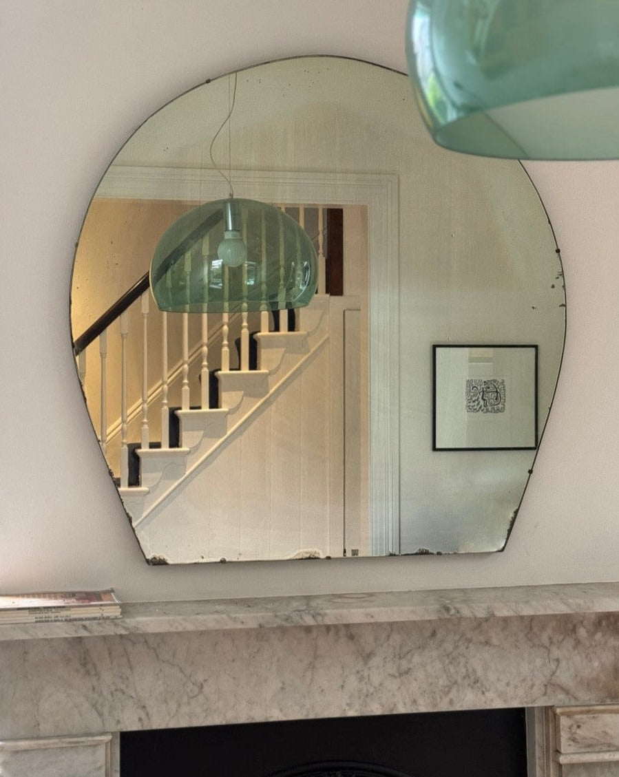 Large Art Deco Wall Mirror