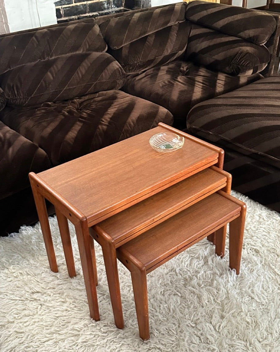 Teak Nesting Side Tables
