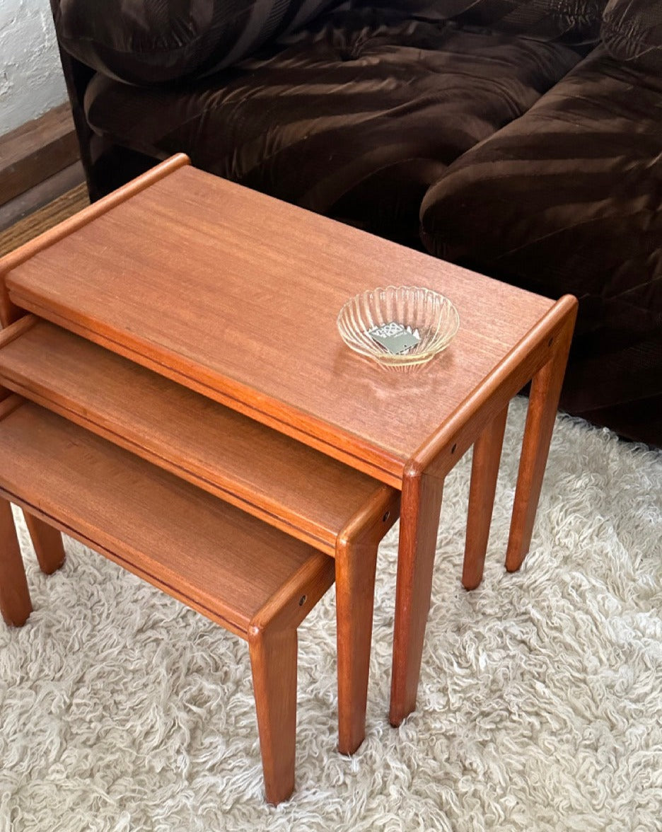 Teak Nesting Side Tables