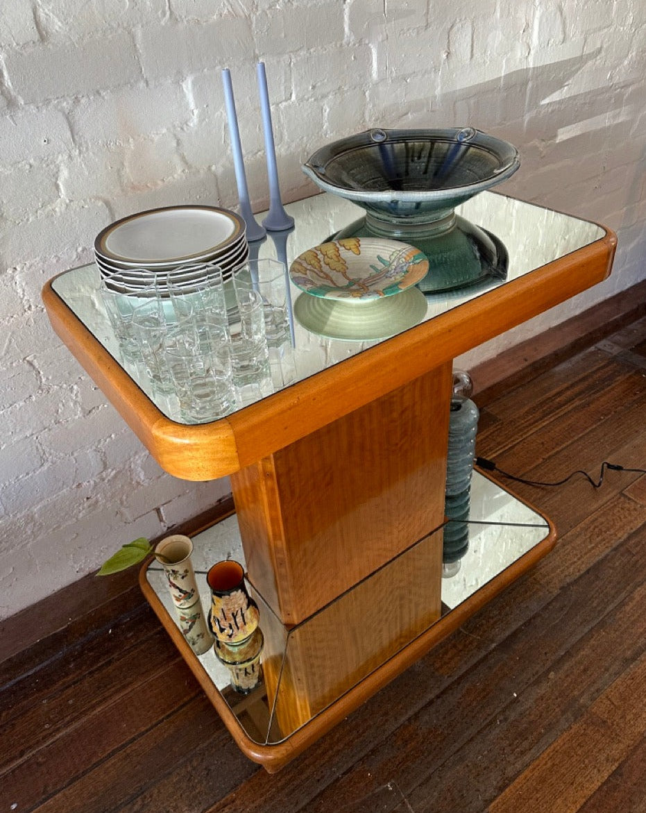 Art Deco Mirrored Console
