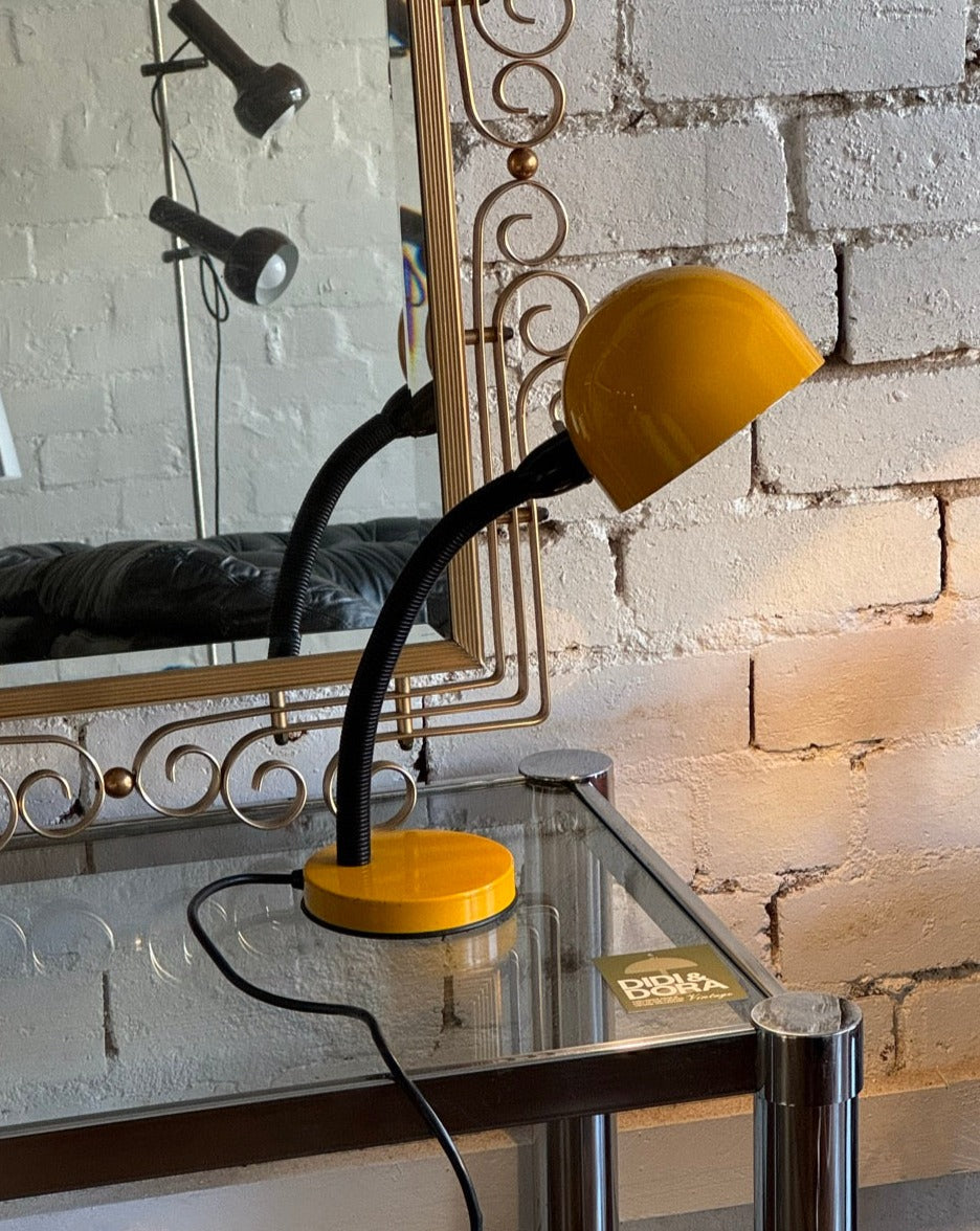 Yellow Gooseneck Desk Lamp