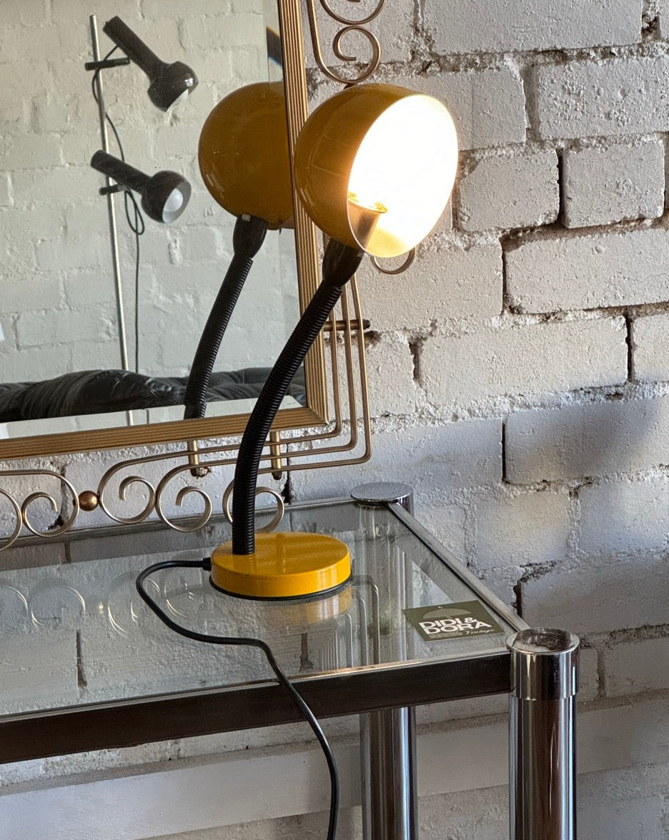 Yellow Gooseneck Desk Lamp