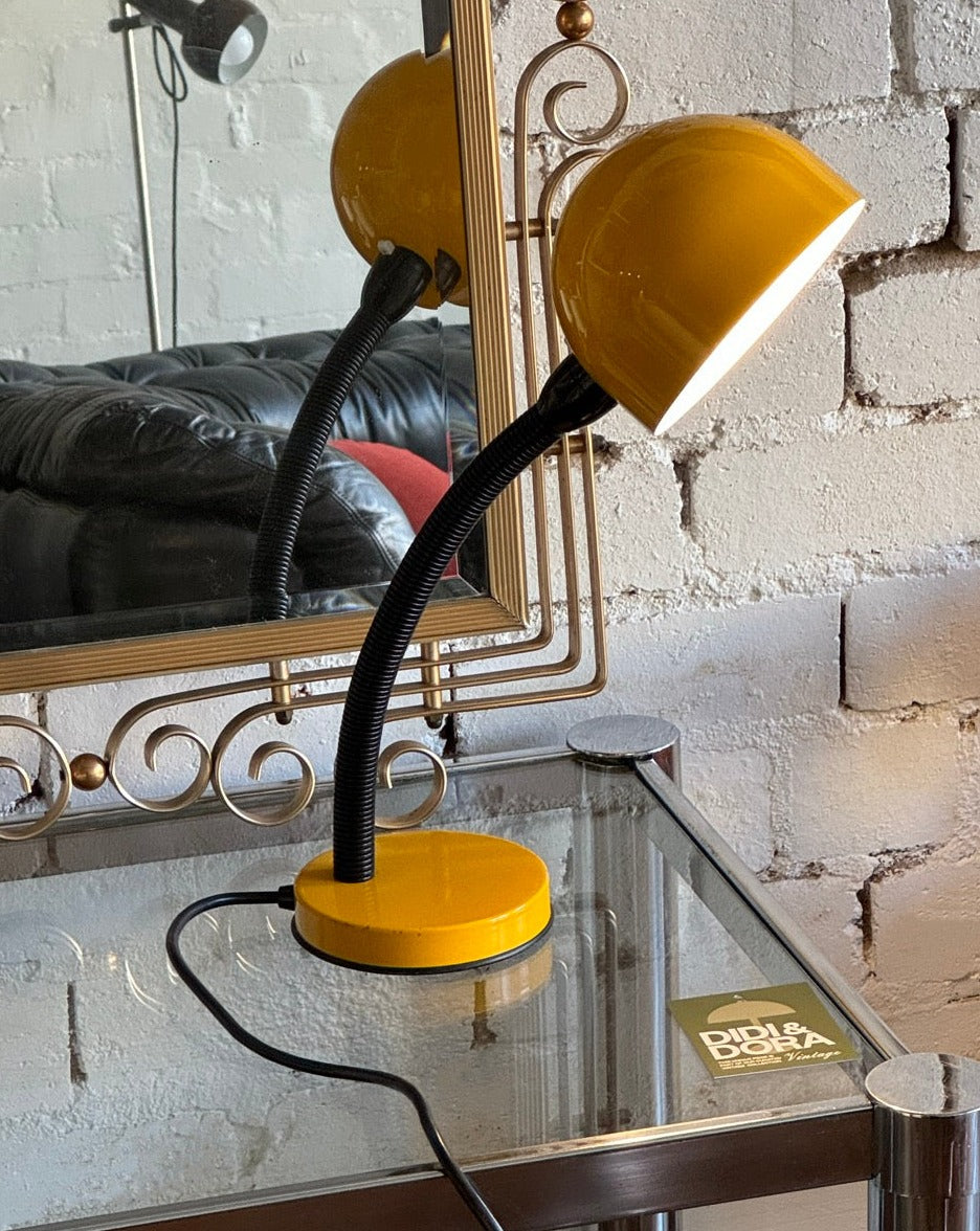 Yellow Gooseneck Desk Lamp