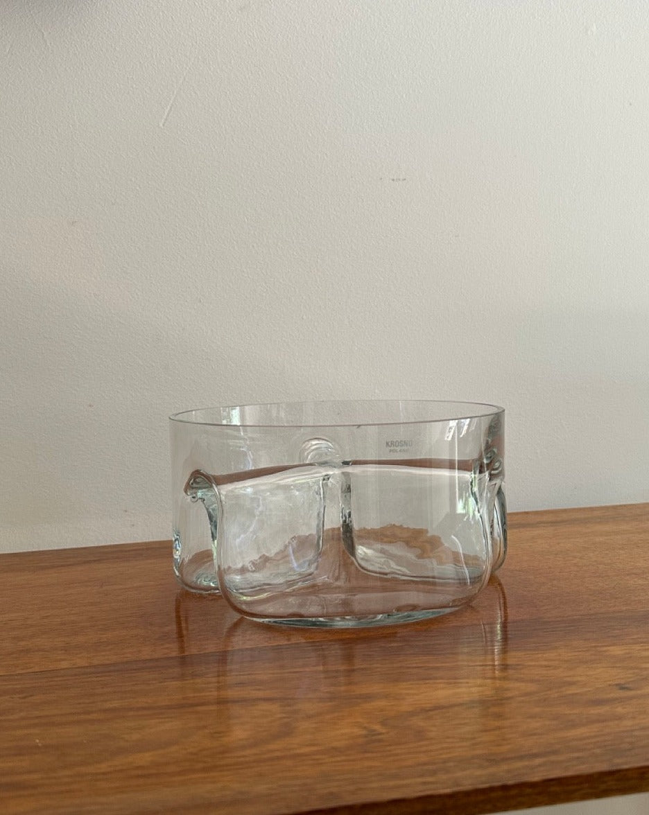 Krosno Glass Divided Bowl