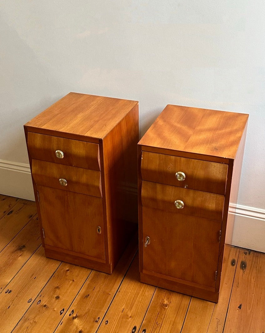 Pair of Birch Bedside Tables