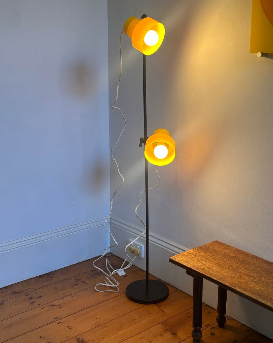 Vintage Twin Head Floor Lamp