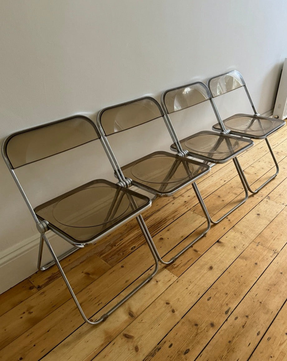 Set of 6 Plia Folding Chairs for Castelli