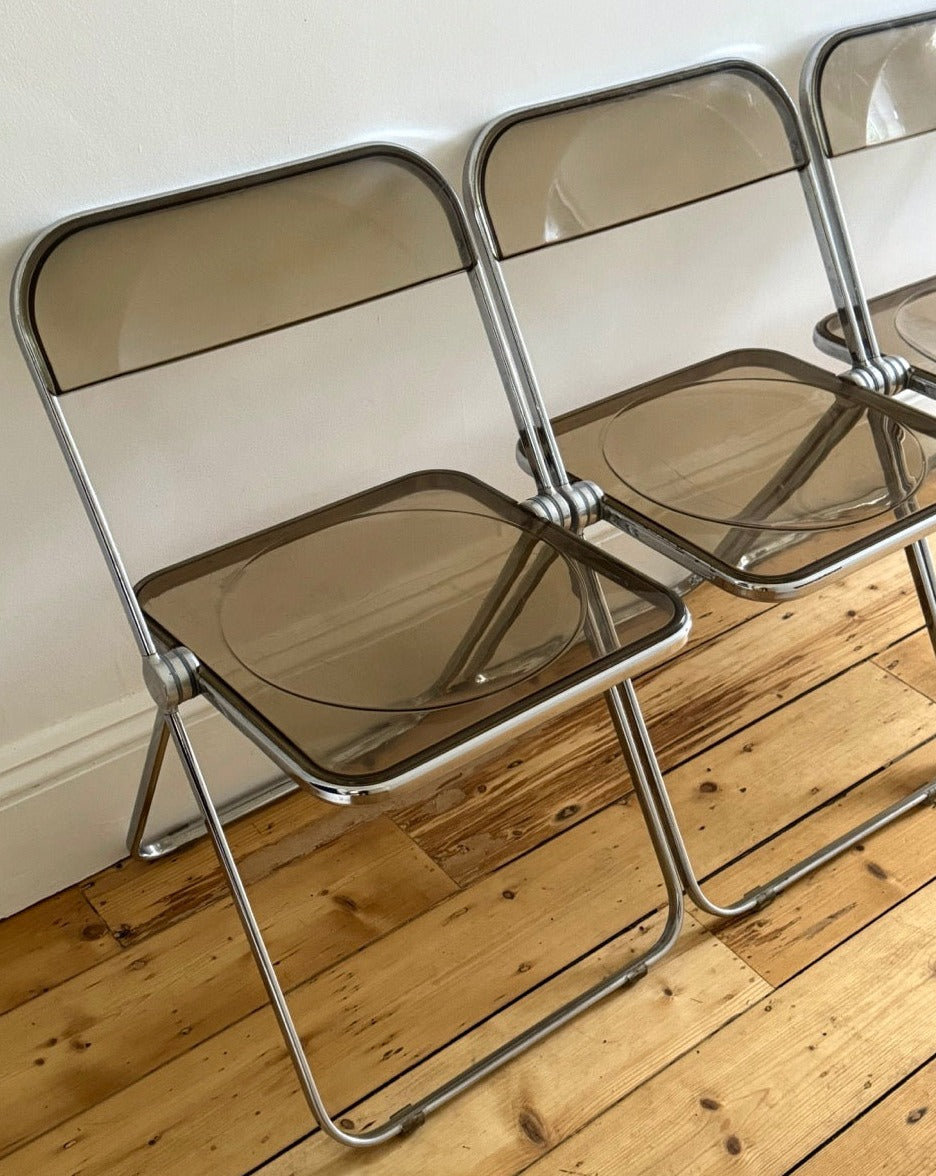 Set of 6 Plia Folding Chairs for Castelli