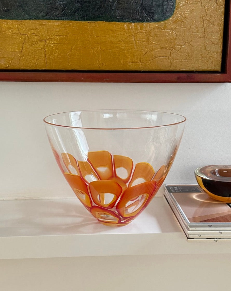 Large Art Glass Bowl