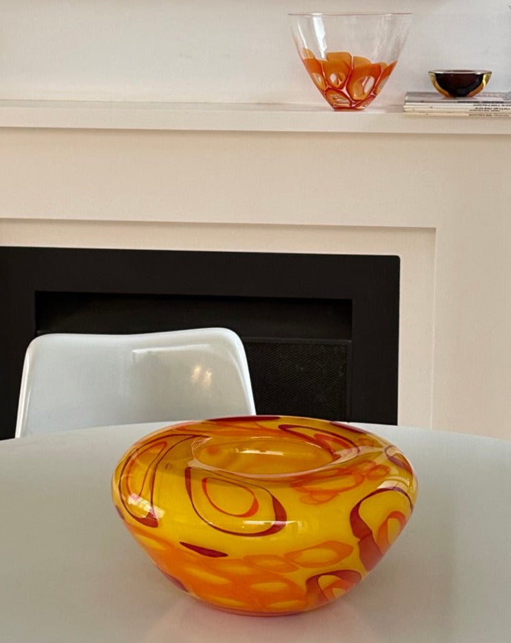 Australian Glass Decorative Bowl