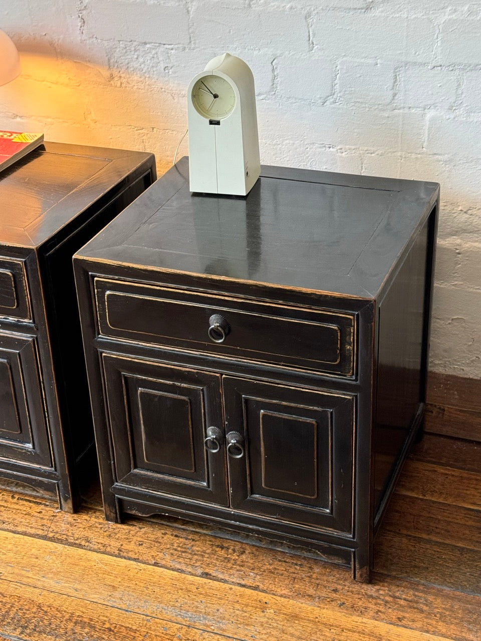 Vintage Oriental Bedside Tables