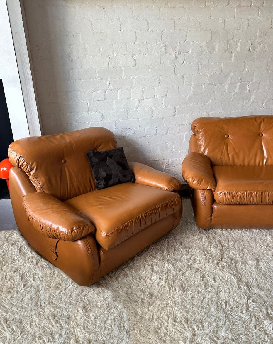 Vintage Leather Armchairs