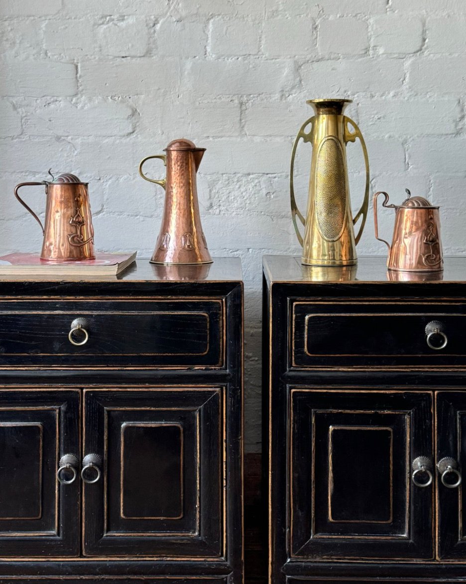 Collection of Copper and Brass Vessels